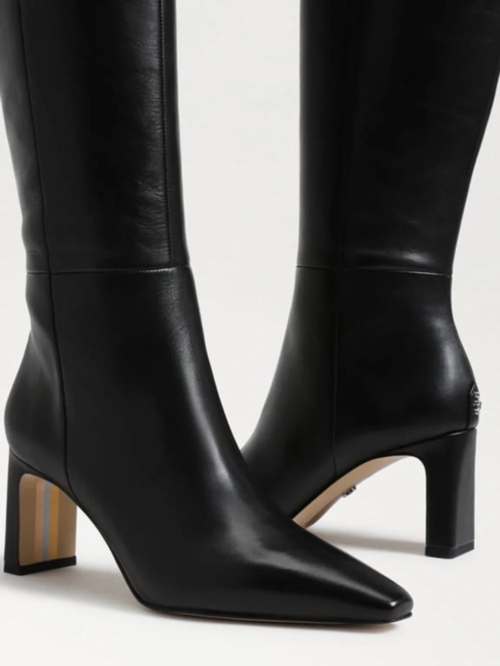 Sam Edelman Black Over-The-Knee Pointed Toe Stiletto Boots